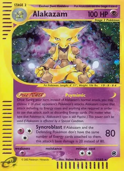 Alakazam — Expedition Base Set