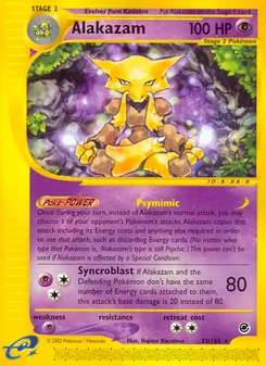 Alakazam — Expedition Base Set