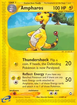 Ampharos — Aquapolis