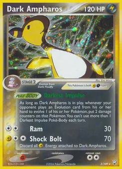 Dark Ampharos — Team Rocket Returns