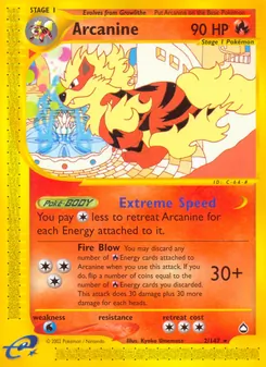 Arcanine — Aquapolis
