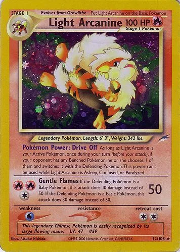 Light Arcanine — Neo Destiny