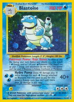 Blastoise — Base Set 2