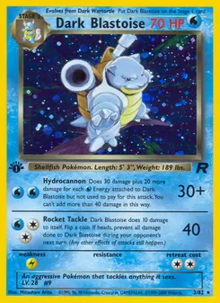 Dark Blastoise — Team Rocket