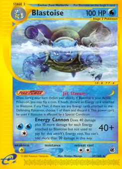 Blastoise — Expedition Base Set