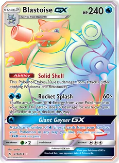 Blastoise GX — Unbroken Bonds
