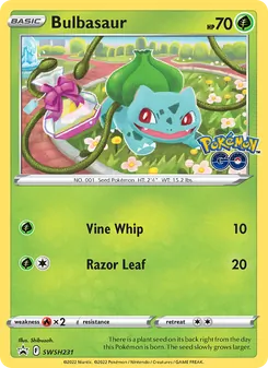 Bulbasaur — SWSH Black Star Promos