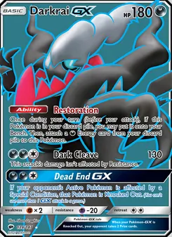 Darkrai GX — Burning Shadows