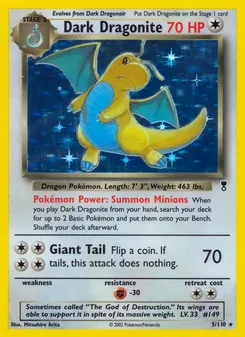 Dark Dragonite — Legendary Collection