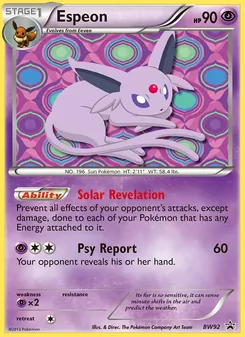 Espeon — BW Black Star Promos