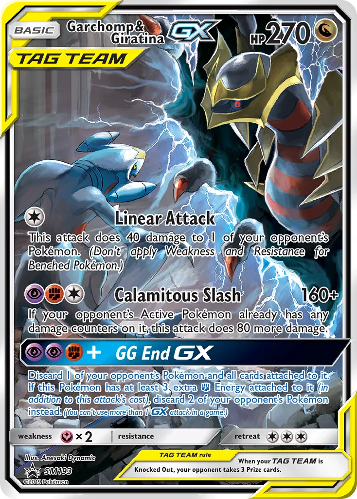 Garchomp & Giratina GX — SM Black Star Promos