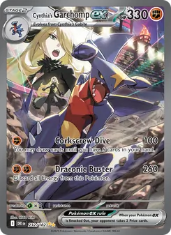 Cynthia's Garchomp ex — Destined Rivals