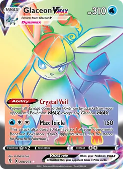 Glaceon VMAX — Evolving Skies