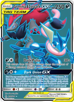 Greninja & Zoroark GX — Unbroken Bonds