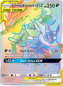 Greninja & Zoroark GX — Unbroken Bonds