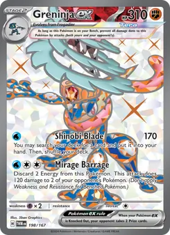 Greninja ex — Twilight Masquerade