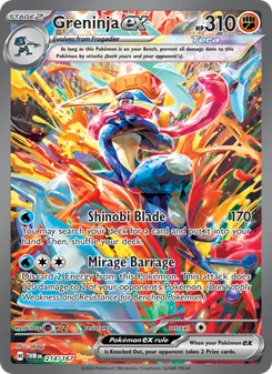 Greninja ex — Twilight Masquerade