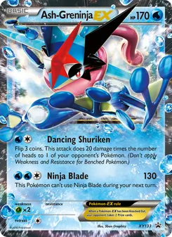 Ash Greninja EX — XY Black Star Promos