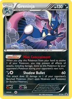 Greninja — XY Black Star Promos