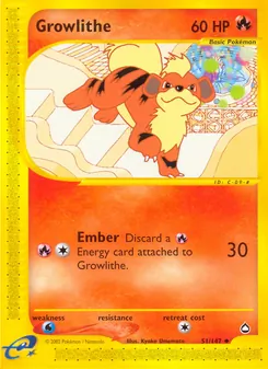 Growlithe — Aquapolis