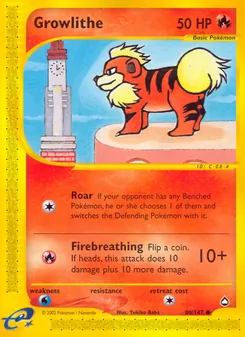 Growlithe — Aquapolis
