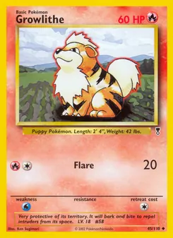 Growlithe — Legendary Collection