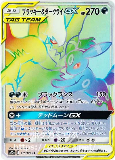 ブラッキー&ダークライGX