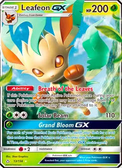 Leafeon GX — Ultra Prism