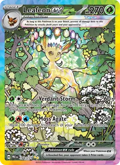 Leafeon ex — Prismatic Evolutions