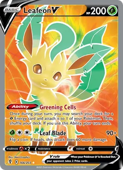 Leafeon V — Evolving Skies