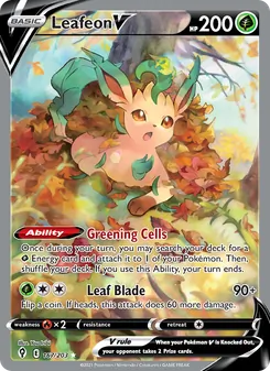 Leafeon V — Evolving Skies