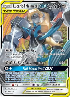 Lucario & Melmetal GX — Unbroken Bonds