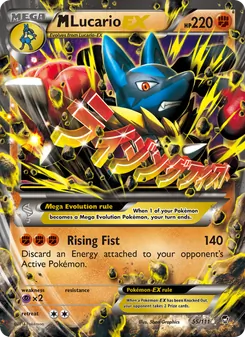 M Lucario EX — Furious Fists