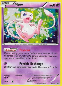 Mew — BW Black Star Promos