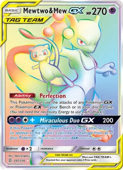 Mewtwo & Mew GX — Unified Minds