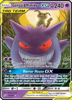Gengar & Mimikyu GX — Team Up