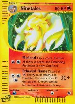 Ninetales — Expedition Base Set