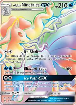 Alolan Ninetales GX — Guardians Rising
