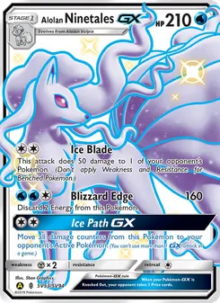 Alolan Ninetales-GX — Hidden Fates Shiny Vault