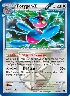 Porygon-Z — Plasma Blast