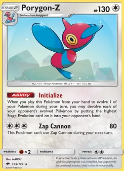 Porygon-Z — Burning Shadows