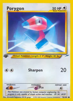 Porygon — Neo Destiny