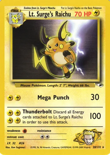Lt. Surge's Raichu