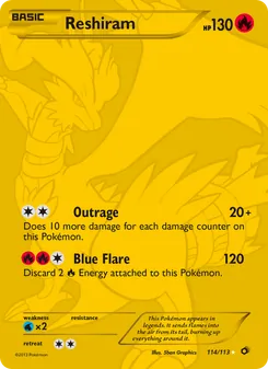 Reshiram — Legendary Treasures