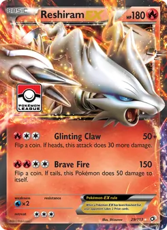 Reshiram-EX — Legendary Treasures