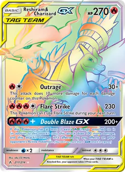 Reshiram & Charizard GX — Unbroken Bonds
