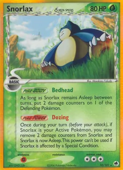 Snorlax δ — Dragon Frontiers