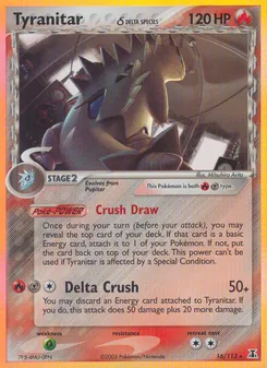 Tyranitar δ — Delta Species