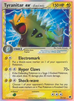 Tyranitar ex δ — Dragon Frontiers