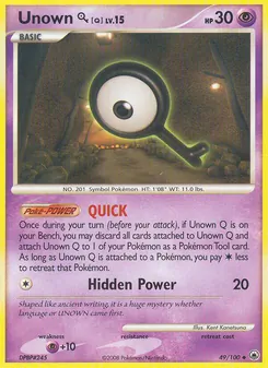 Unown Q — Majestic Dawn